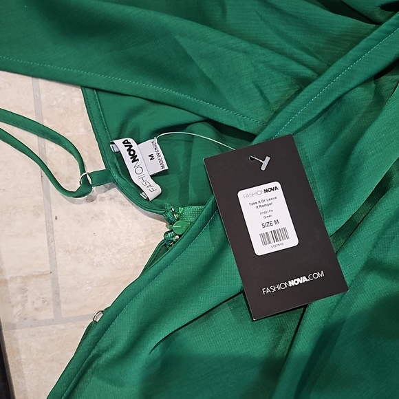 Green Romper - Picture 2 of 4